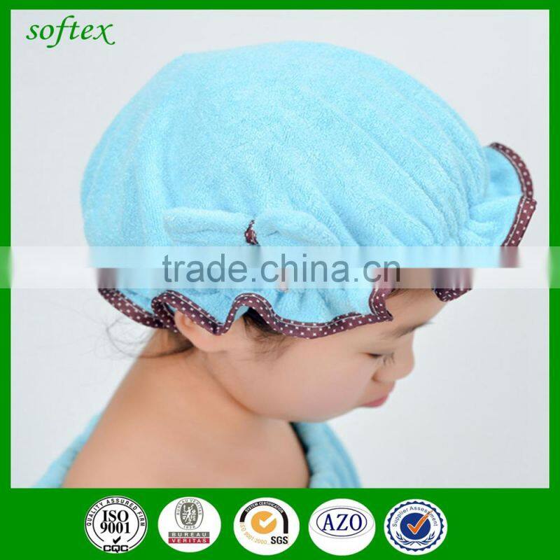 Baby shower cap bamboo soft shower caps