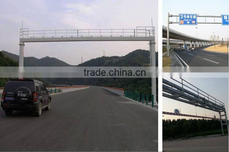 China hot dipped informative traffic signs gantry