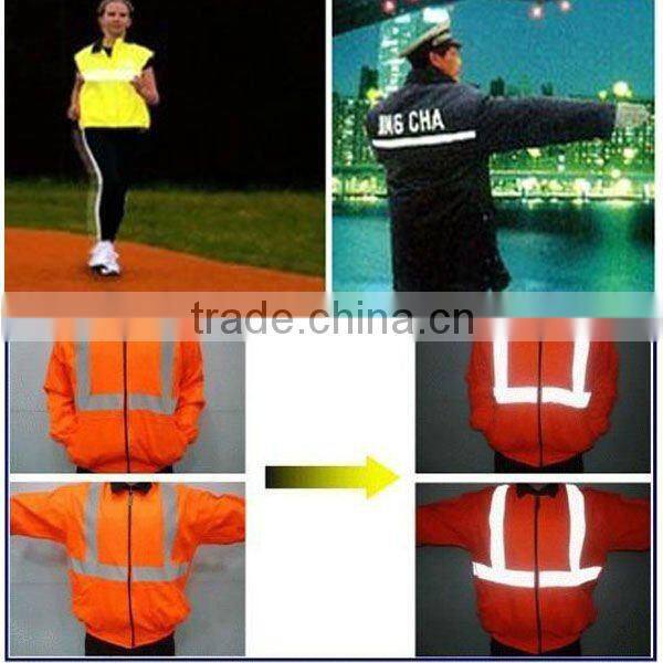 Europe EN471, Class 2, ANSI, SGS of High Visibility Silver Reflective Fabric( Polyester )