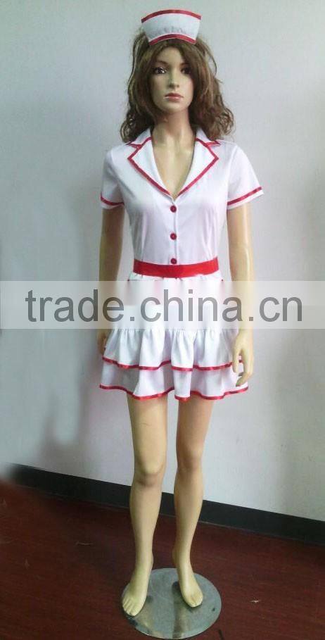 Party sexy hot nude nurse doctor costume dress clothes