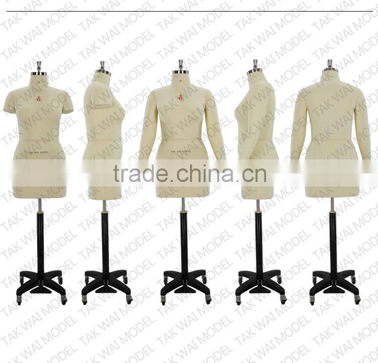 Unique lady England standard fitting adjustable female mannequins
