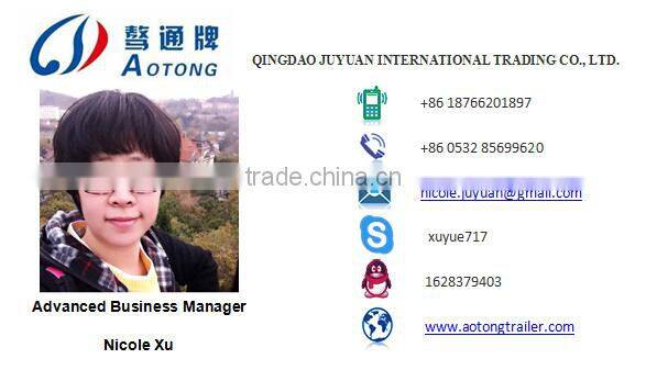 2/3 axles 40-60 tons flatbed semi trailer / flatbed trailer for sale