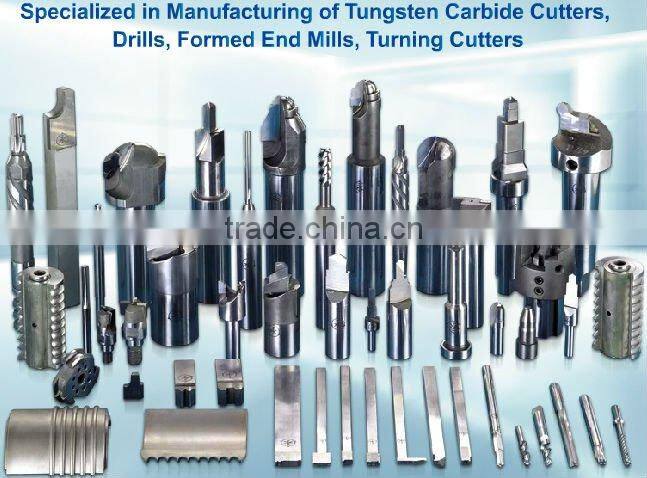 Specialized in manufacturing of tungsten carbide cutters