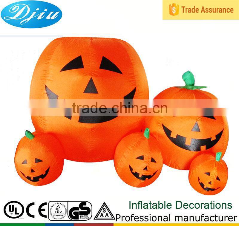 DJ-165 4ft Pumpkin family commercial cunning laugh inflatable outdoor decoration halloween