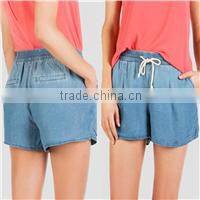 Backless adjustable blue color washed maxi women denim dress DD150932698