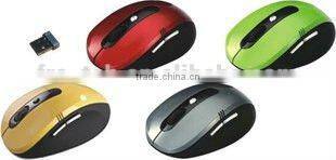Colorful mini Nano 2.4g wirless mouse