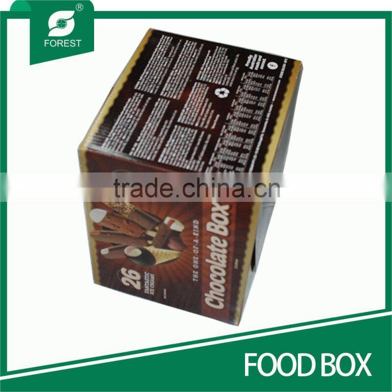 CUBE SHAPE CORRUGATED FOOD BOXES FOR DELICIOUS CHOCOLATES