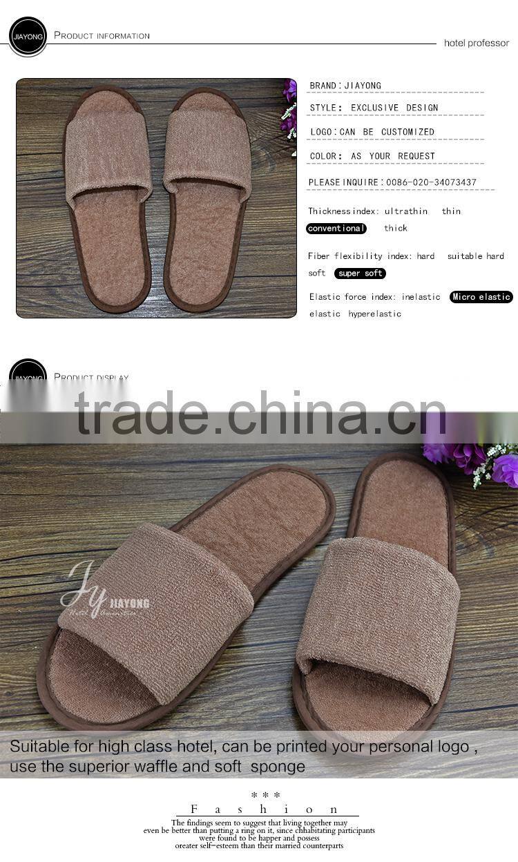 Best price Disposable Travel Slippers Custom Design Slippers for 3-4 star hotel