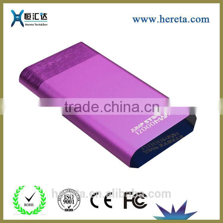 portable pwer jump starter power bank car jump start power bank for laptop