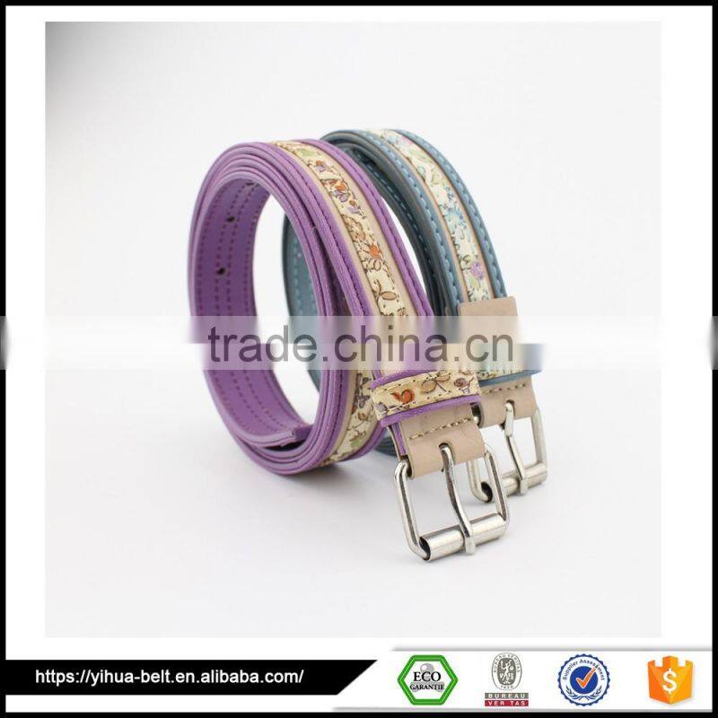 Durable Customized women slimming belt brand waist pu belt