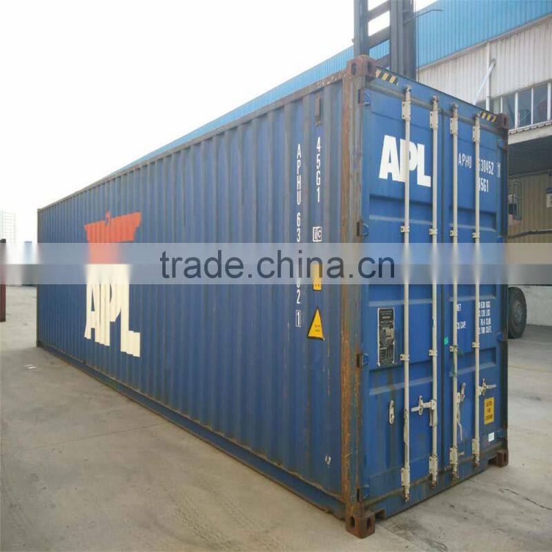 used cheaper 40ft high cube dry cargo shipping container
