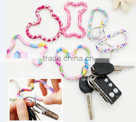 metal key ring for sublimation printing keychain making supplies