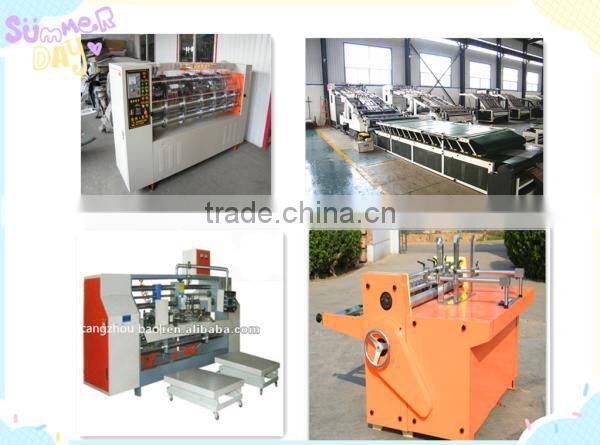 Semi-auto Folding and gluing machine/Bati sanduku gundi mashine