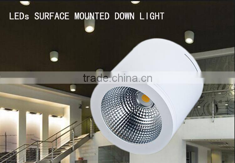 2016 elegant integrated shape high quality led downlight Wholesale 10W black/silver/white color available