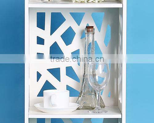 Europen style wooden bamboo storage rack for bathroom
