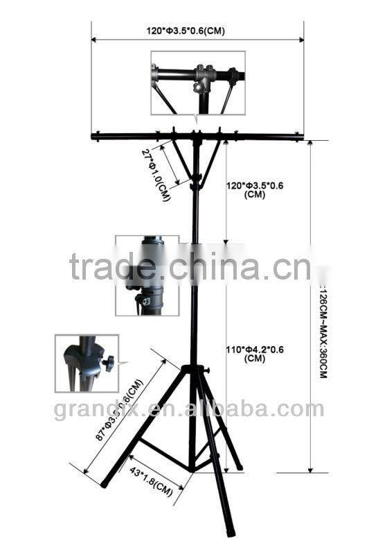 Custom adjustable flexible light stand tripod