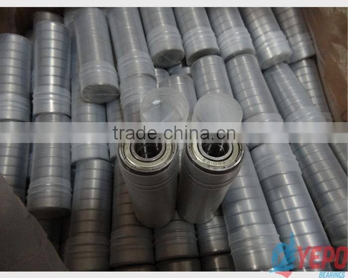 High performance and low price 6001zz/2rs deep groove ball bearings skateboard bearings trundle bearings pulley bearings