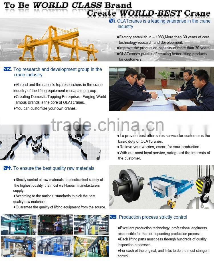 0.5~5ton Electric small single girder mobile eot crane