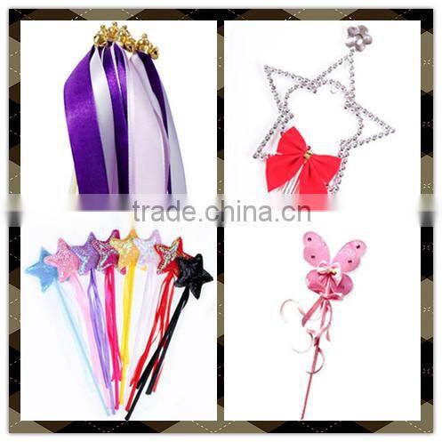 Halloween decoration girls magic fairy wand heart shape wedding fairy wand