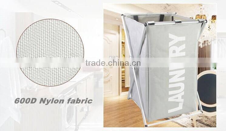 MuJi China wholesale waterproof oxford cloth laundry basket, laundry basket corner basket, dirty basket