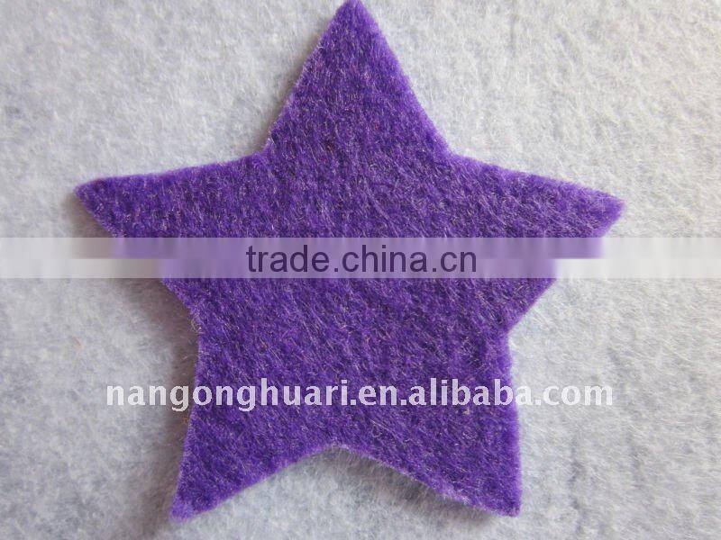 Very cute stars felt cup placemat and stars felt table placemats
