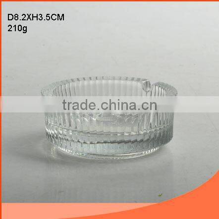 Round-shaped and Elegant210g ashtray wholesale