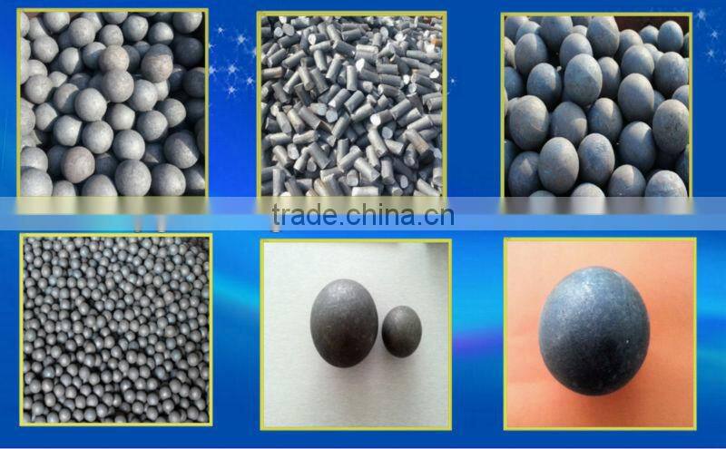 forged and casting steel grinding balls for ball mill