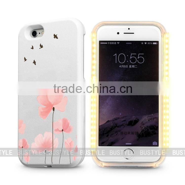 3d printer best quality LED lumee mobile phone case for iphone 6s case for lg g2 light up phone case for lg g stylo ls 7