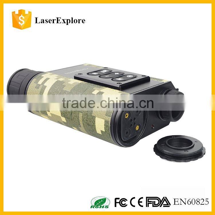 Laserexplore waterproof digital infrared laser rangefinder Military Monoculars night vision for hunting