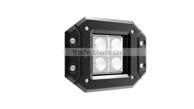 Well-done Waterproof 12w led work lamp flush mount