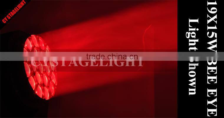 19*15W Bee Eye LED Moving Head Light with Zoom, B-eye moving head,19X15W B - EYE
