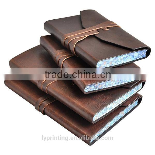 book cover leather mini notepad