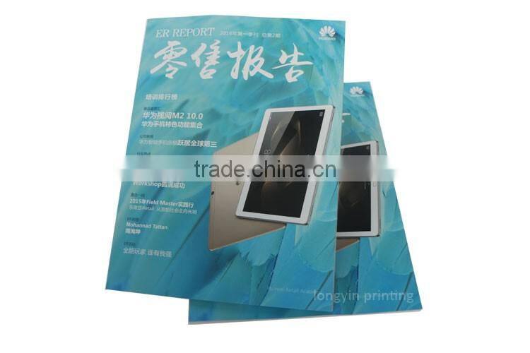 Full color printed custom cheap magazine, photo album printing