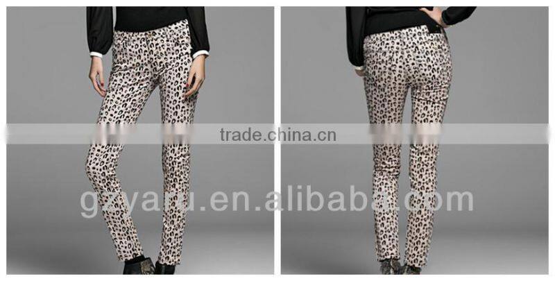 Fashion simple cowboy pencil pants for woman