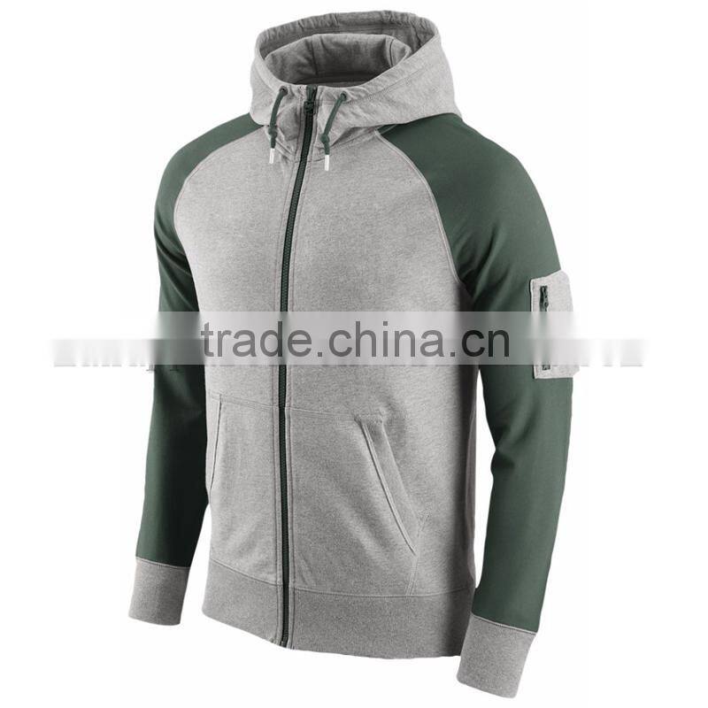 2016 Custom Wholesale Man Hoodie Cotton/Spandex Lightweight Hoodie