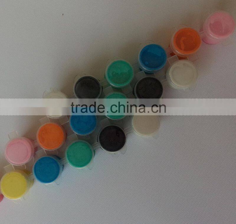wholesale acrylic paint/5ml 4-strip Pots finger color