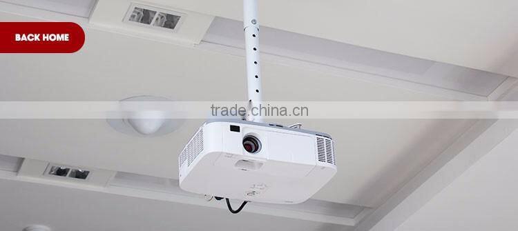 Universal Extendable Tilt DLP LCD Ceiling Projector Mount Bracket 66 lbs - White