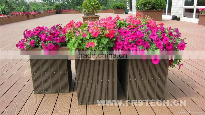 Alibaba China Wood Plastic WPC Plant Pot Wholesale