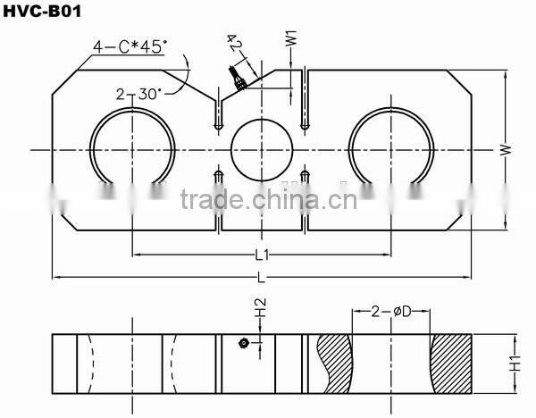 Best selling small weight sensor,pressure plate sensor,load cell for scale
