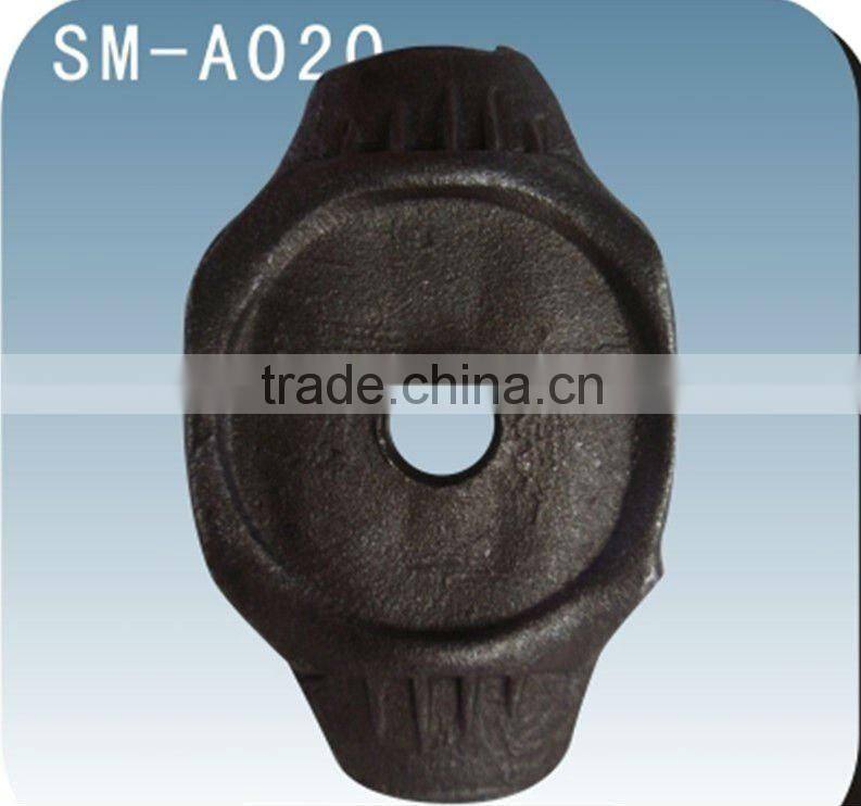 Ledger blade/end for cuplock scaffolding system