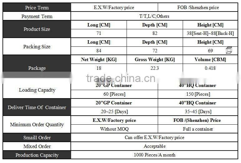 B328-1 Upscale salon styling chair relax chairs lounge chair without ottoman