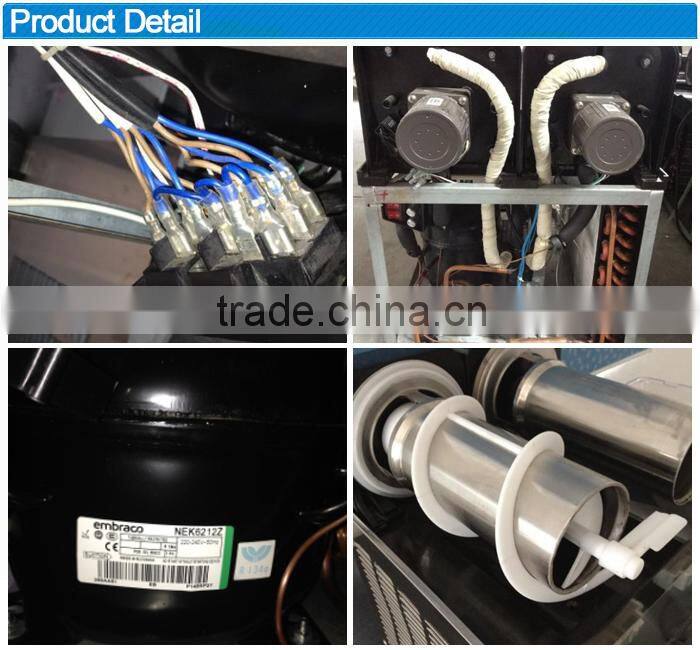 Milk mixer machine three tank stainless steel panel slush puppies machine