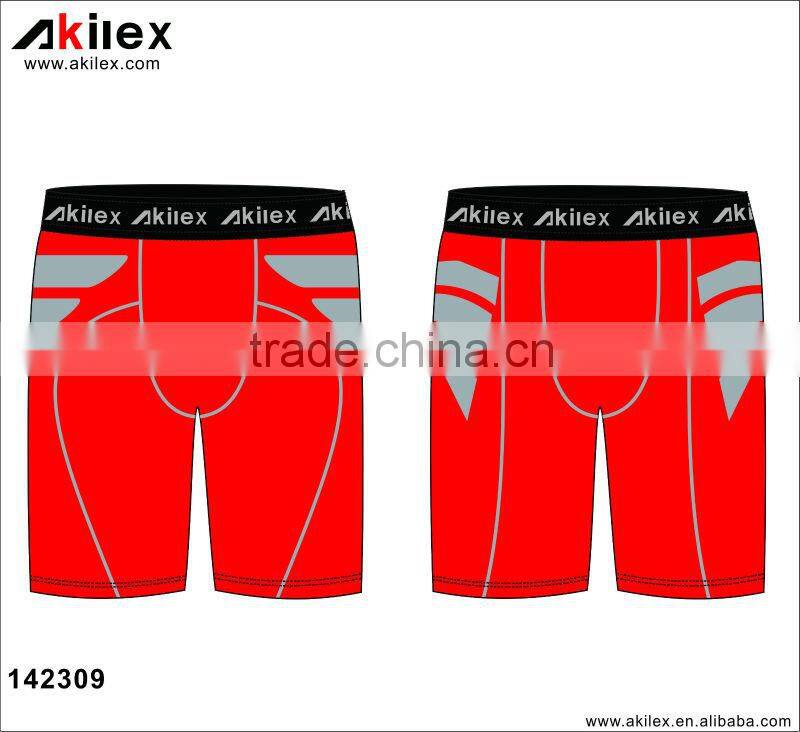 Hot sell cheap mens compression shorts wholesale with OEM service