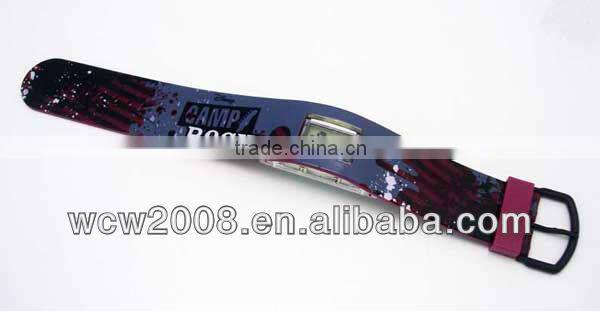 Children digital plastic watch