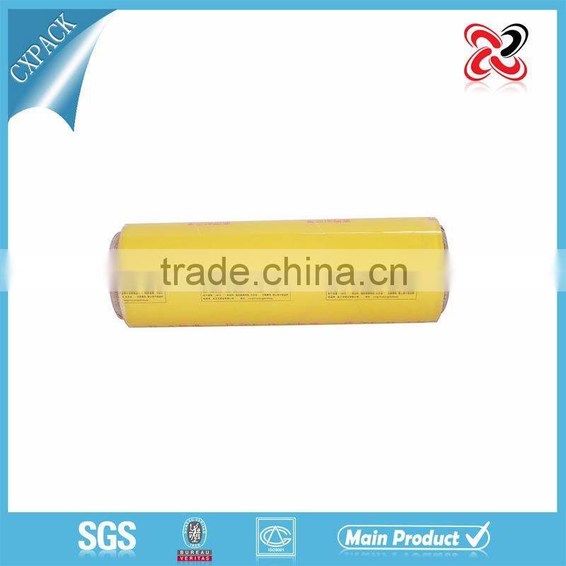transprarent food grade PVC cling film/plastic wrap