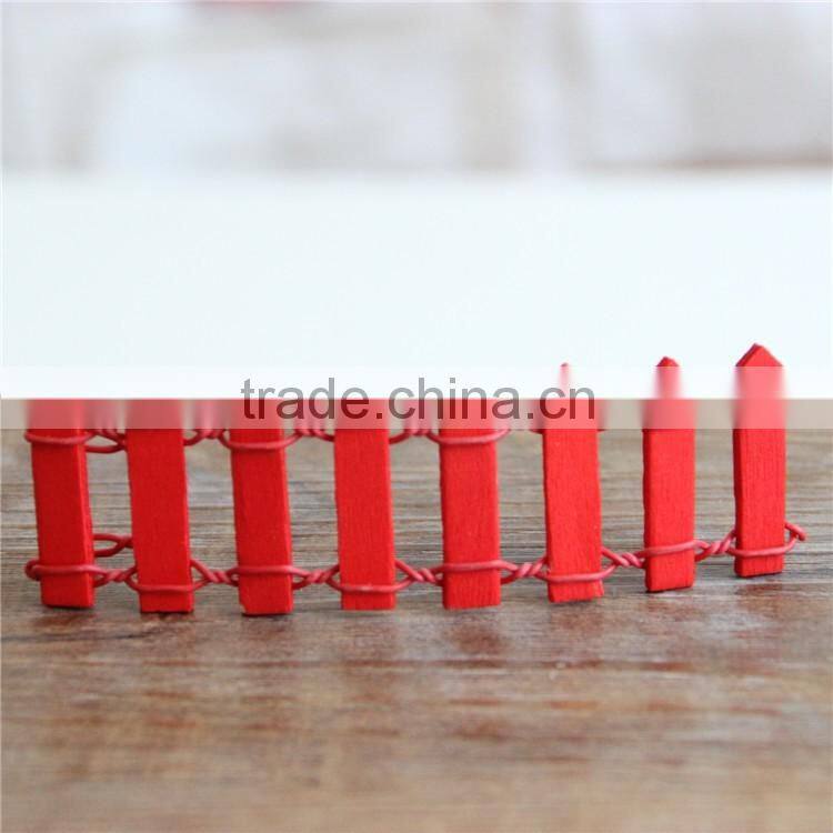 462698 Gifts & Crafts Resin Crafts Fence Micro Landscape Resin Ornament Of Fence Decorations For Bonsai Plants