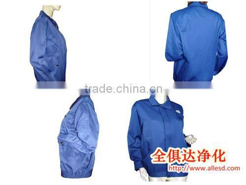 Blue Color Clean Room Antistatic Jackets