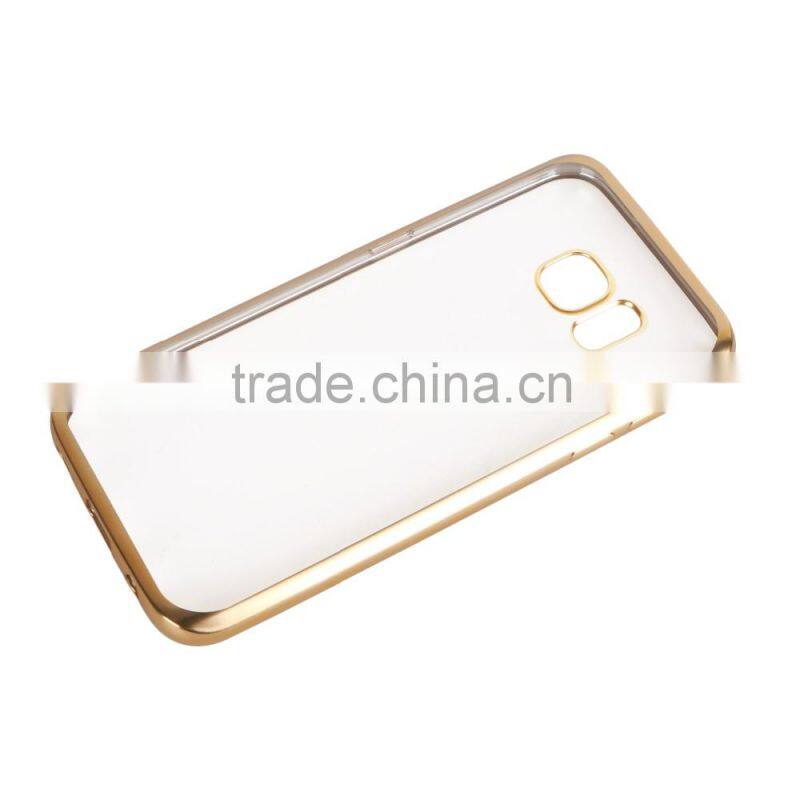 electroplating tpu phone case for samsung galaxy s6 s6edge .electroplating phone case