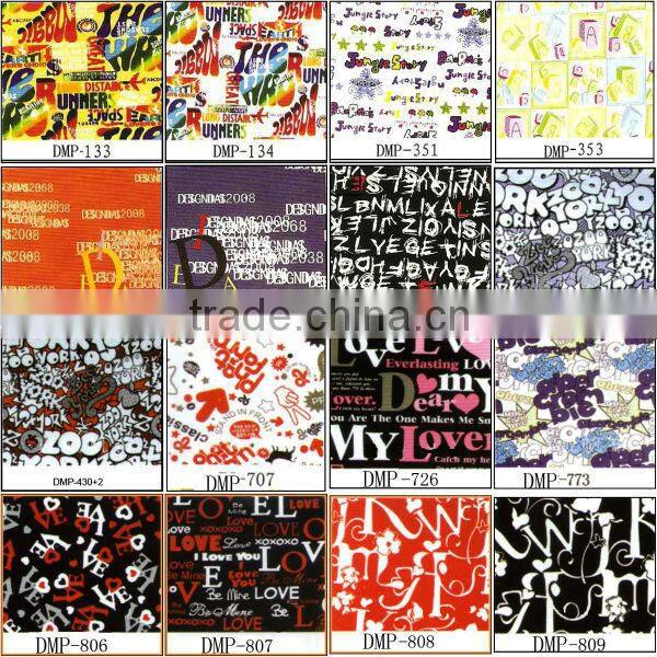 Printing t/c canvas bag fabric luxurious design