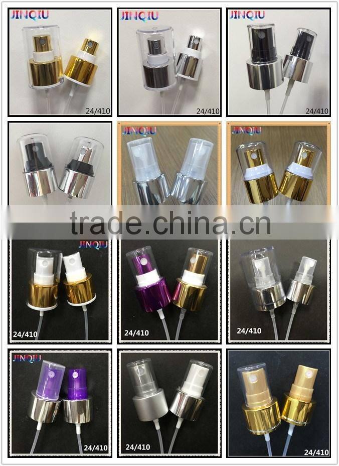 20/410 plastic micro sprayer fine mist sprayer with silvery plating